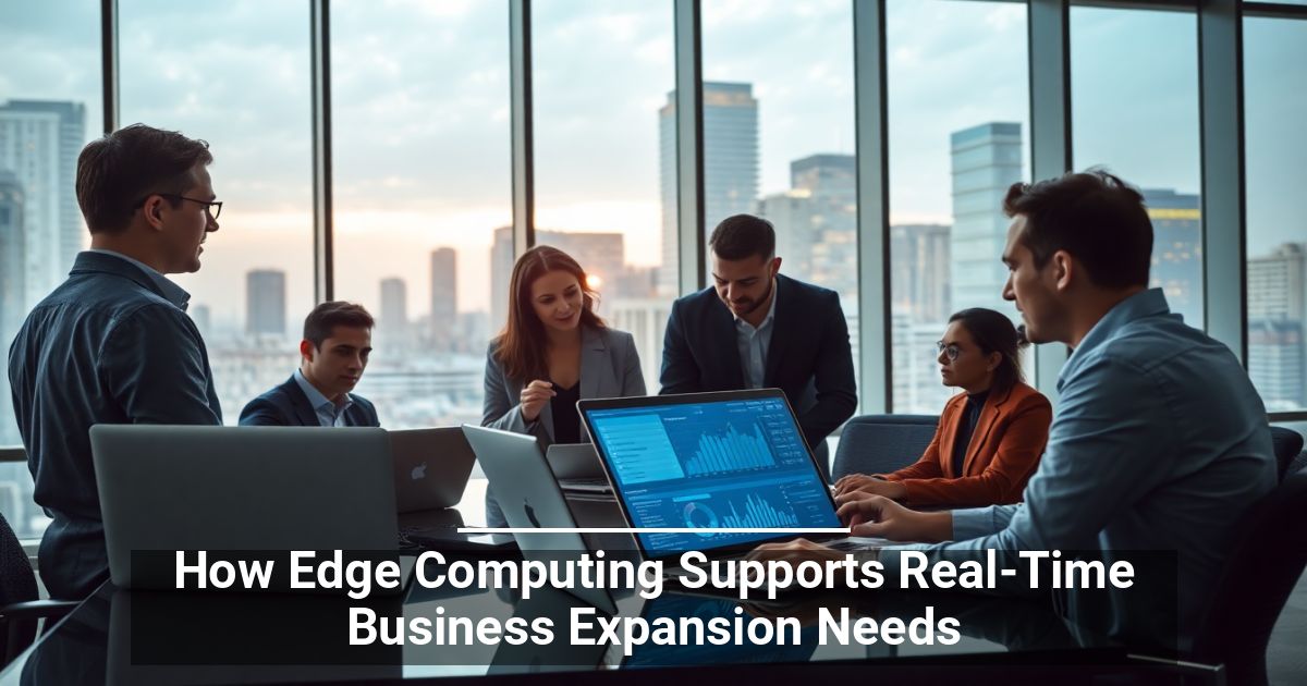 How Edge Computing Supports Real-Time Business Expansion Needs